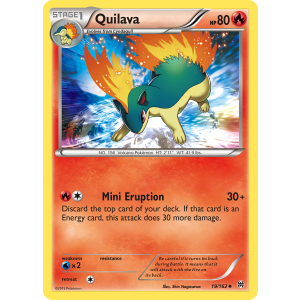 Quilava 19/162 Pokemon TCG XY BREAKthrough