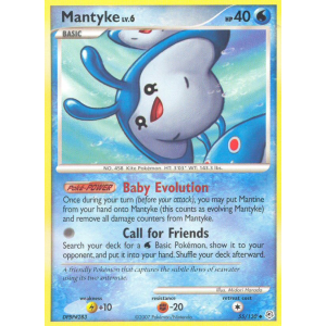 Mantyke 55/130 Pokemon TCG Diamond & Pearl Diamond & Pearl