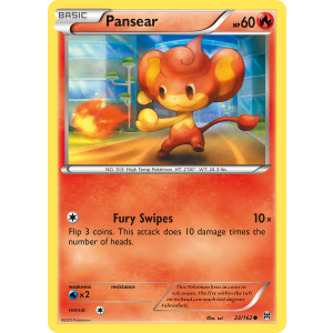 Pansear 23/162 Pokemon TCG XY BREAKthrough