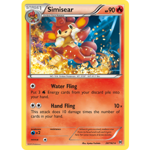 Simisear 24/162 Pokemon TCG XY BREAKthrough