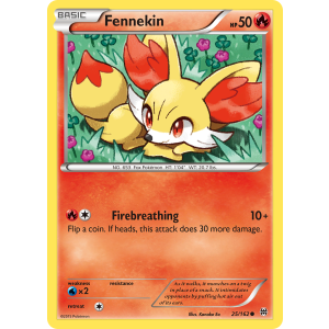 Fennekin 25/162 Pokemon TCG XY BREAKthrough