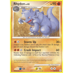 Rhydon 60/130 Pokemon TCG Diamond & Pearl Diamond & Pearl