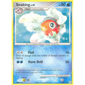 Seaking 62/130 Pokemon TCG Diamond & Pearl Diamond & Pearl