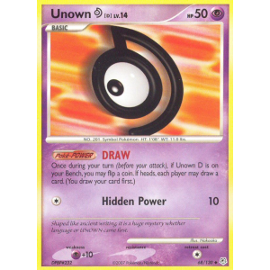 Unown D 68/130 Pokemon TCG Diamond & Pearl Diamond & Pearl