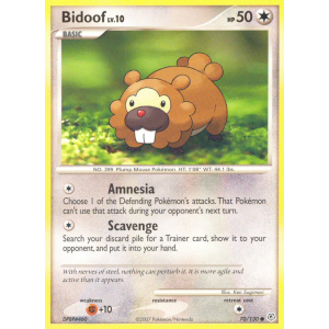 Bidoof 70/130 Pokemon TCG Diamond & Pearl Diamond & Pearl