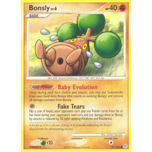 Bonsly 71/130 Pokemon TCG Diamond & Pearl Diamond & Pearl