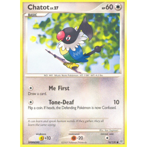 Chatot 74/130 Pokemon TCG Diamond & Pearl Diamond & Pearl