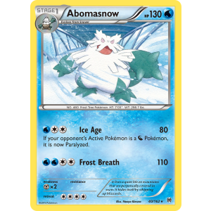 Abomasnow 40/162 Pokemon TCG XY BREAKthrough