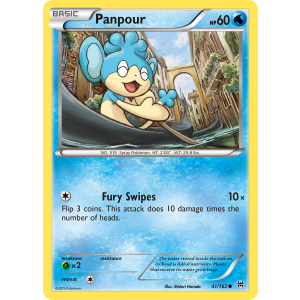 Panpour 41/162 Pokemon TCG XY BREAKthrough