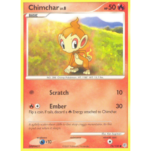 Chimchar 76/130 Pokemon TCG Diamond & Pearl Diamond & Pearl