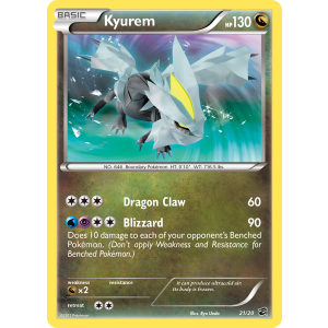  Kyurem 21/20 Pokemon TCG Black & White Dragon Vault