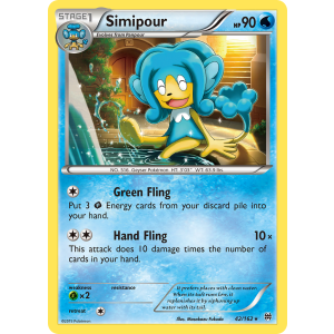 Simipour 42/162 Pokemon TCG XY BREAKthrough