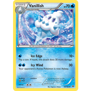 Vanillish 44/162 Pokemon TCG XY BREAKthrough