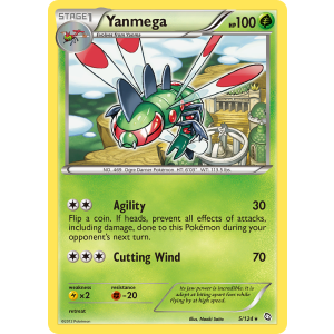 Yanmega 5/124 Pokemon TCG Black & White Dragons Exalted