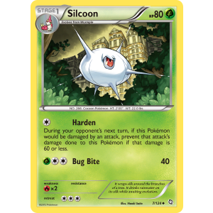 Silcoon 7/124 Pokemon TCG Black & White Dragons Exalted