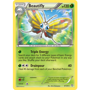 Beautifly 8/124 Pokemon TCG Black & White Dragons Exalted