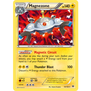 Rare Holo Magnezone 54/162 Pokemon TCG XY BREAKthrough