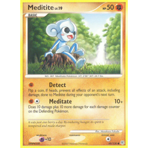 Meditite 89/130 Pokemon TCG Diamond & Pearl Diamond & Pearl