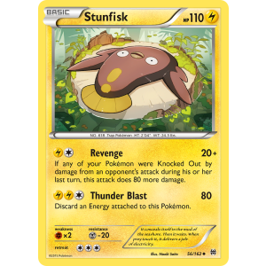 Stunfisk 56/162 Pokemon TCG XY BREAKthrough