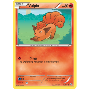 Vulpix 18/124 Pokemon TCG Black & White Dragons Exalted