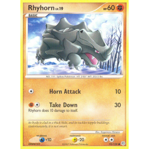 Rhyhorn 95/130 Pokemon TCG Diamond & Pearl Diamond & Pearl