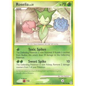 Roselia 96/130 Pokemon TCG Diamond & Pearl Diamond & Pearl