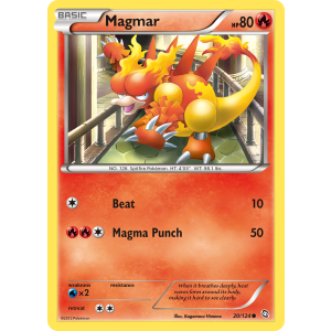 Magmar 20/124 Pokemon TCG Black & White Dragons Exalted