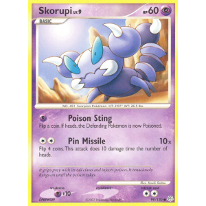 Skorupi 99/130 Pokemon TCG Diamond & Pearl Diamond & Pearl