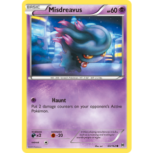 Misdreavus 65/162 Pokemon TCG XY BREAKthrough