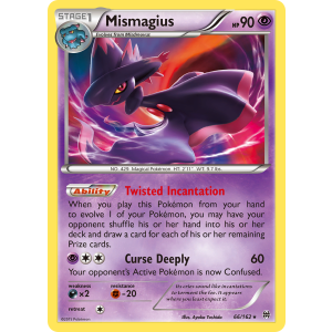 Rare Holo Mismagius 66/162 Pokemon TCG XY BREAKthrough