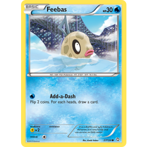 Feebas 27/124 Pokemon TCG Black & White Dragons Exalted