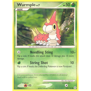 Wurmple 104/130 Pokemon TCG Diamond & Pearl Diamond & Pearl