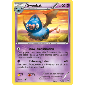 Swoobat 72/162 Pokemon TCG XY BREAKthrough