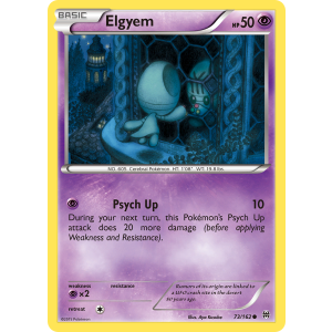 Elgyem 73/162 Pokemon TCG XY BREAKthrough