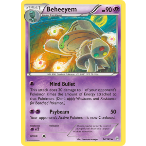 Beheeyem 74/162 Pokemon TCG XY BREAKthrough