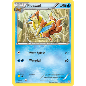 Floatzel 33/124 Pokemon TCG Black & White Dragons Exalted