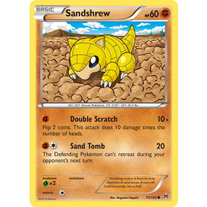 Sandshrew 75/162 Pokemon TCG XY BREAKthrough