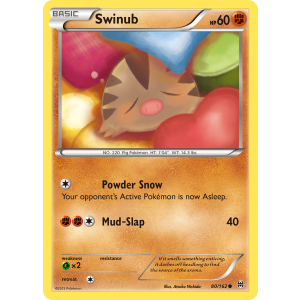 Swinub 80/162 Pokemon TCG XY BREAKthrough