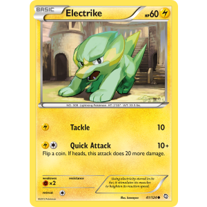 Electrike 41/124 Pokemon TCG Black & White Dragons Exalted