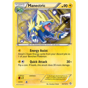 Manectric 44/124 Pokemon TCG Black & White Dragons Exalted