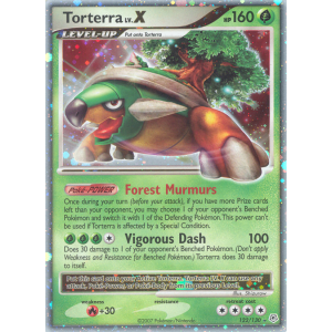 Rare Holo LV.X Torterra LV.X 122/130 Pokemon TCG Diamond & Pearl Diamond & Pearl