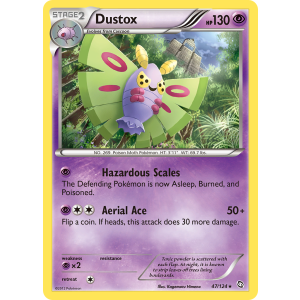 Dustox 47/124 Pokemon TCG Black & White Dragons Exalted