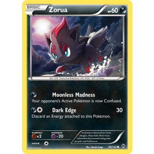 Zorua 89/162 Pokemon TCG XY BREAKthrough