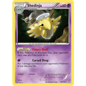 Shedinja 48/124 Pokemon TCG Black & White Dragons Exalted