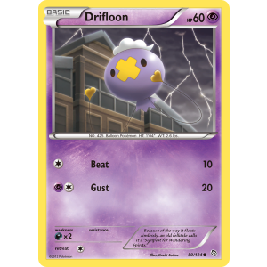 Drifloon 50/124 Pokemon TCG Black & White Dragons Exalted