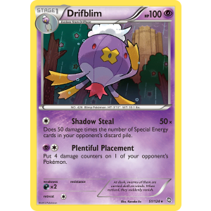 Drifblim 51/124 Pokemon TCG Black & White Dragons Exalted