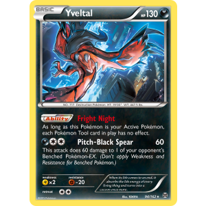 Rare Holo Yveltal 94/162 Pokemon TCG XY BREAKthrough