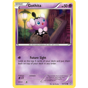 Gothita 55/124 Pokemon TCG Black & White Dragons Exalted