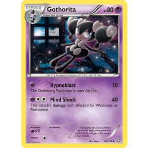 Gothorita 56/124 Pokemon TCG Black & White Dragons Exalted