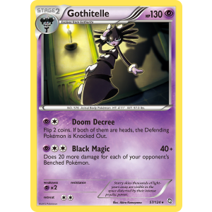 Gothitelle 57/124 Pokemon TCG Black & White Dragons Exalted